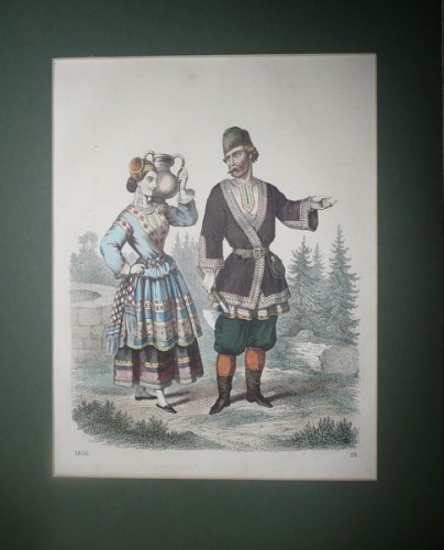 Russians,litography, 1856